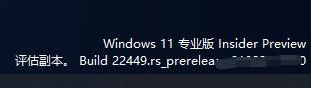 Win11 22449出现评估副本怎么回事 评估副本水印怎么消除