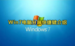 Win7电脑分屏快捷键介绍