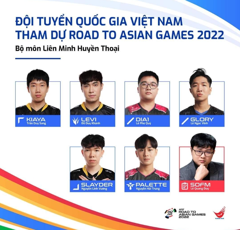 2023杭州亚运会英雄联盟越南队成员介绍